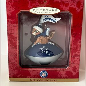 Hallmark Keepsake Ornament NFL Collection Handcrafted 1999 Dallas Cowboys New